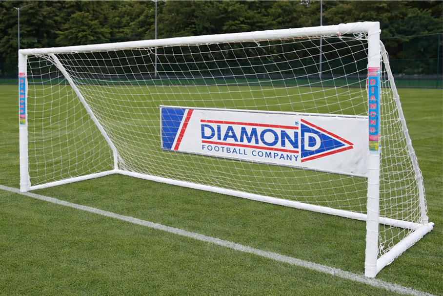 12ft x 6ft 7-a-Side UPVC Football Goal