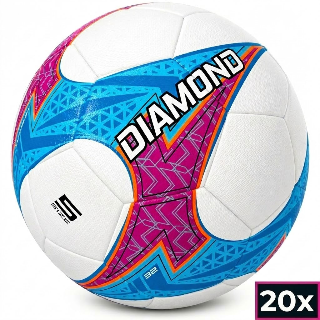 Club Match Football Bundle (20x Footballs 1x Carry bag) - Save 20%