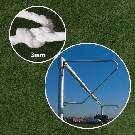 Flat Run Or International nets (21ft x 7ft) - White Only