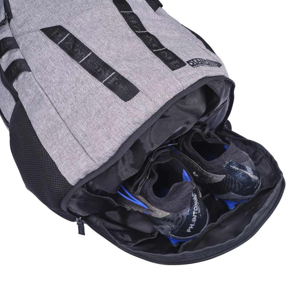 Diamond Grey Football Rucksack (with Boot Pocket)