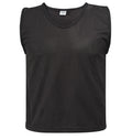 Black Mesh Football Training Bibs – Pack of 10 (XS/S/M/L/XL)