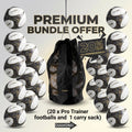 Pro Training Ball Bundle(20x Footballs 1x Carry Sack) - Save 20%
