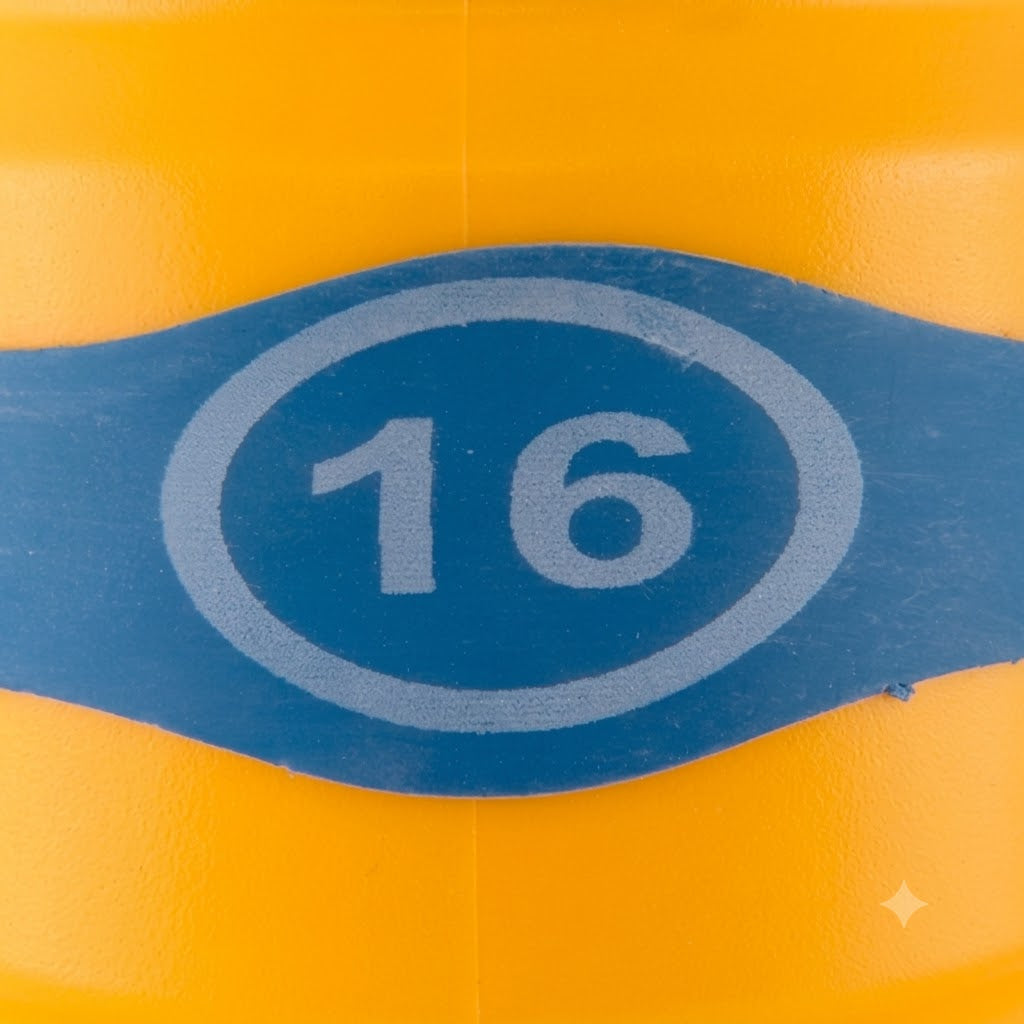 Squad Numbered Water Bottle Tags