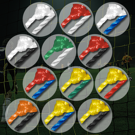 Mini Football nets (12 x 6ft) or (16ft x 7ft) - Pair