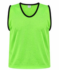 Green Mesh Football Training Bibs – Pack of 10 (XS/S/M/L/XL)