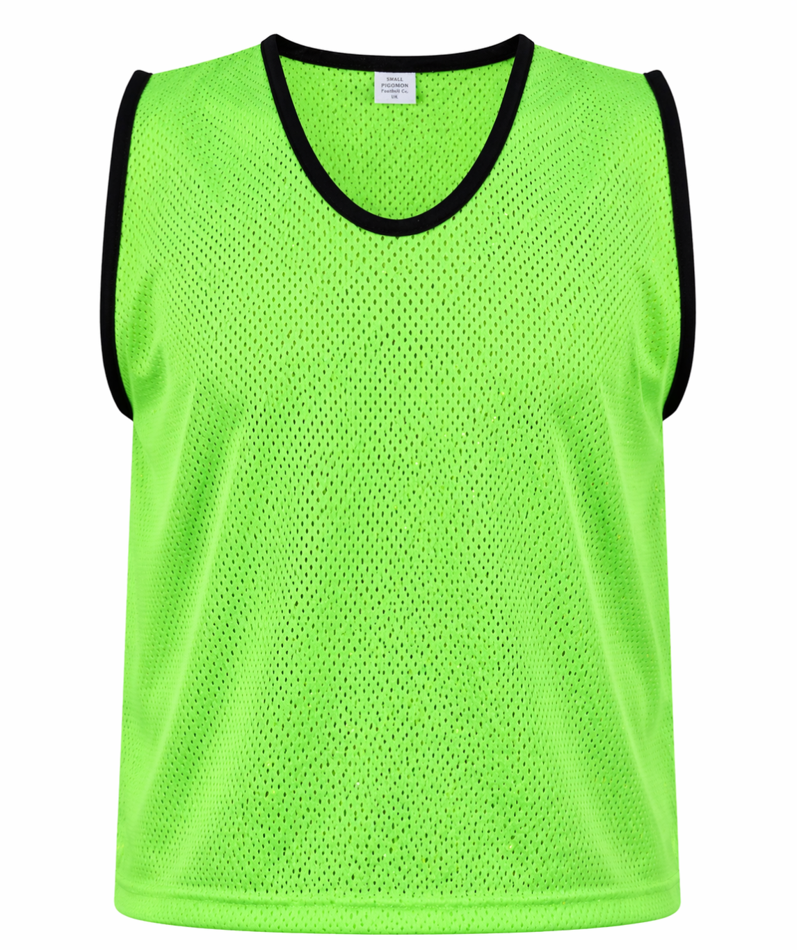 Green Mesh Football Training Bibs – Pack of 10 (XS/S/M/L/XL)
