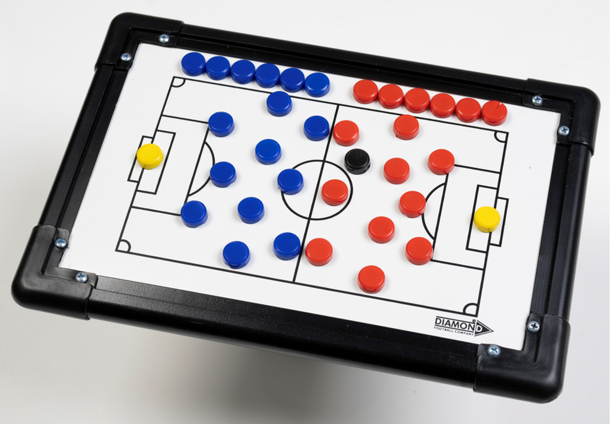 Micro Football Tactics Board – Magnetic &amp; Compact (30cm x 20cm)