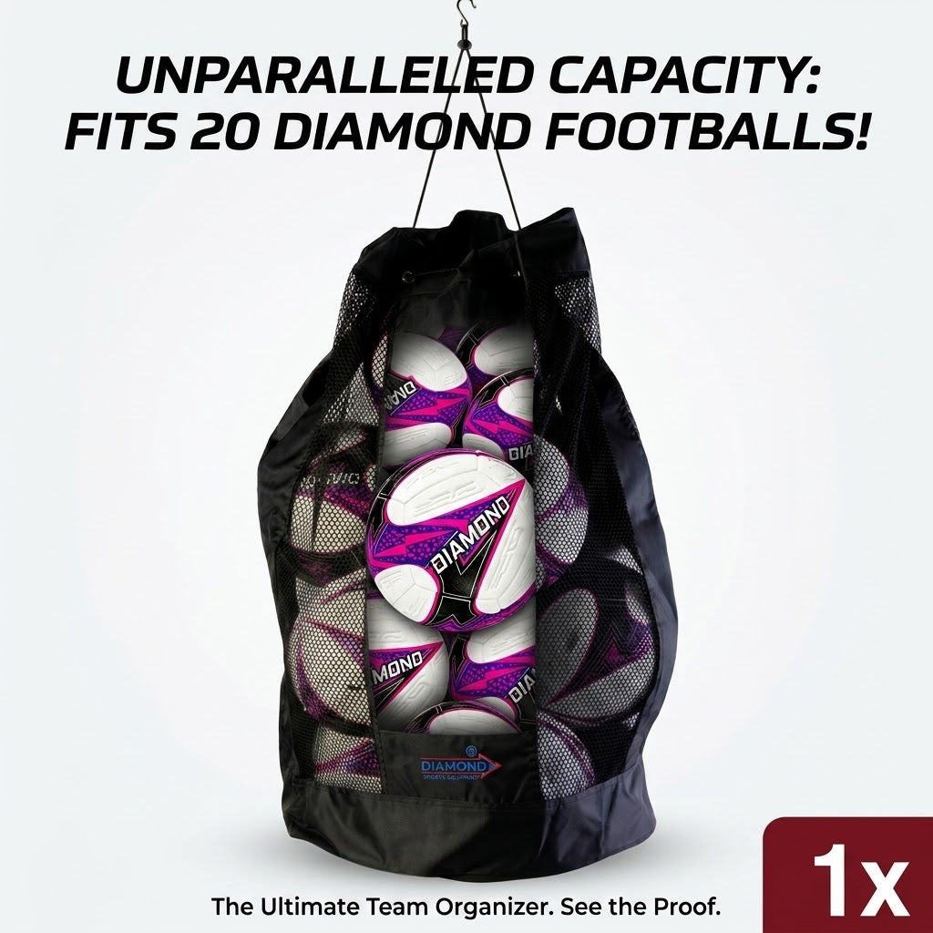 Pro Match Football Bundle (20x Footballs 1x Carry Bag) - Save 20%