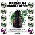 Complete Pro Football Bundle (12x Footballs 1x Carry Sack) - Save 10%