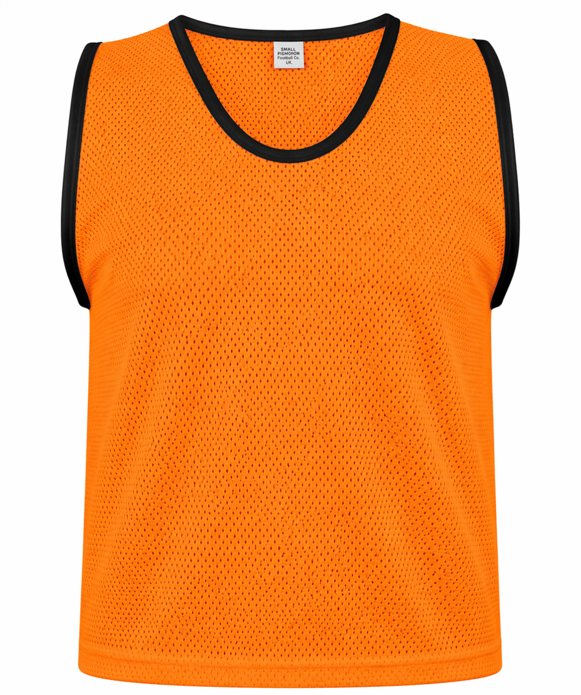 Orange Mesh Football Training Bibs – Pack of 10 (XS/S/M/L/XL)