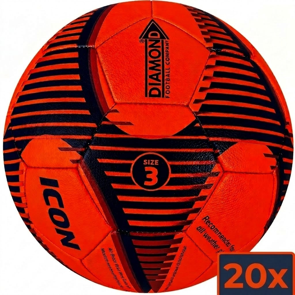 Icon Training Ball Bundle (20x Footballs 1x Carry Bag) - Save 20%