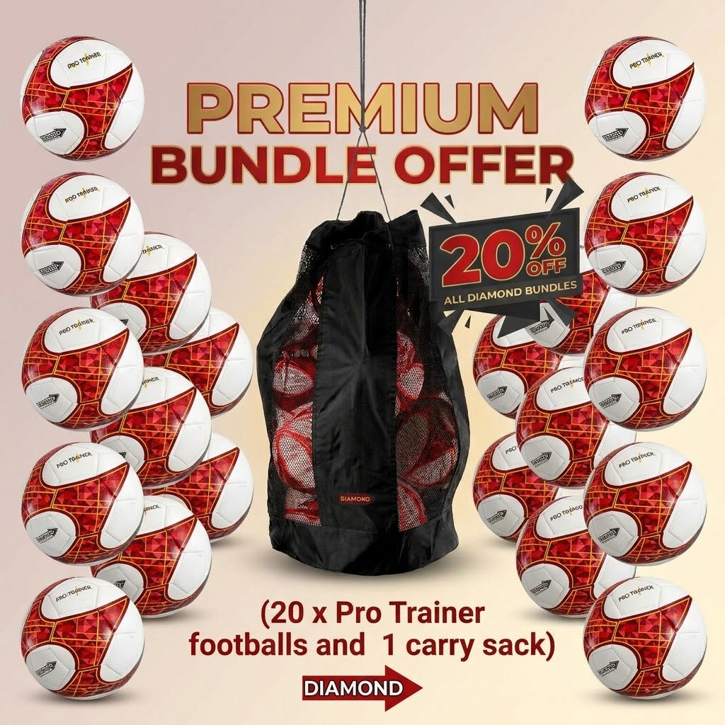 Pro Training Ball Bundle(20x Footballs 1x Carry Sack) - Save 20%