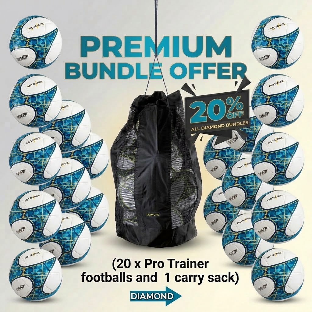Pro Training Ball Bundle(20x Footballs 1x Carry Sack) - Save 20%