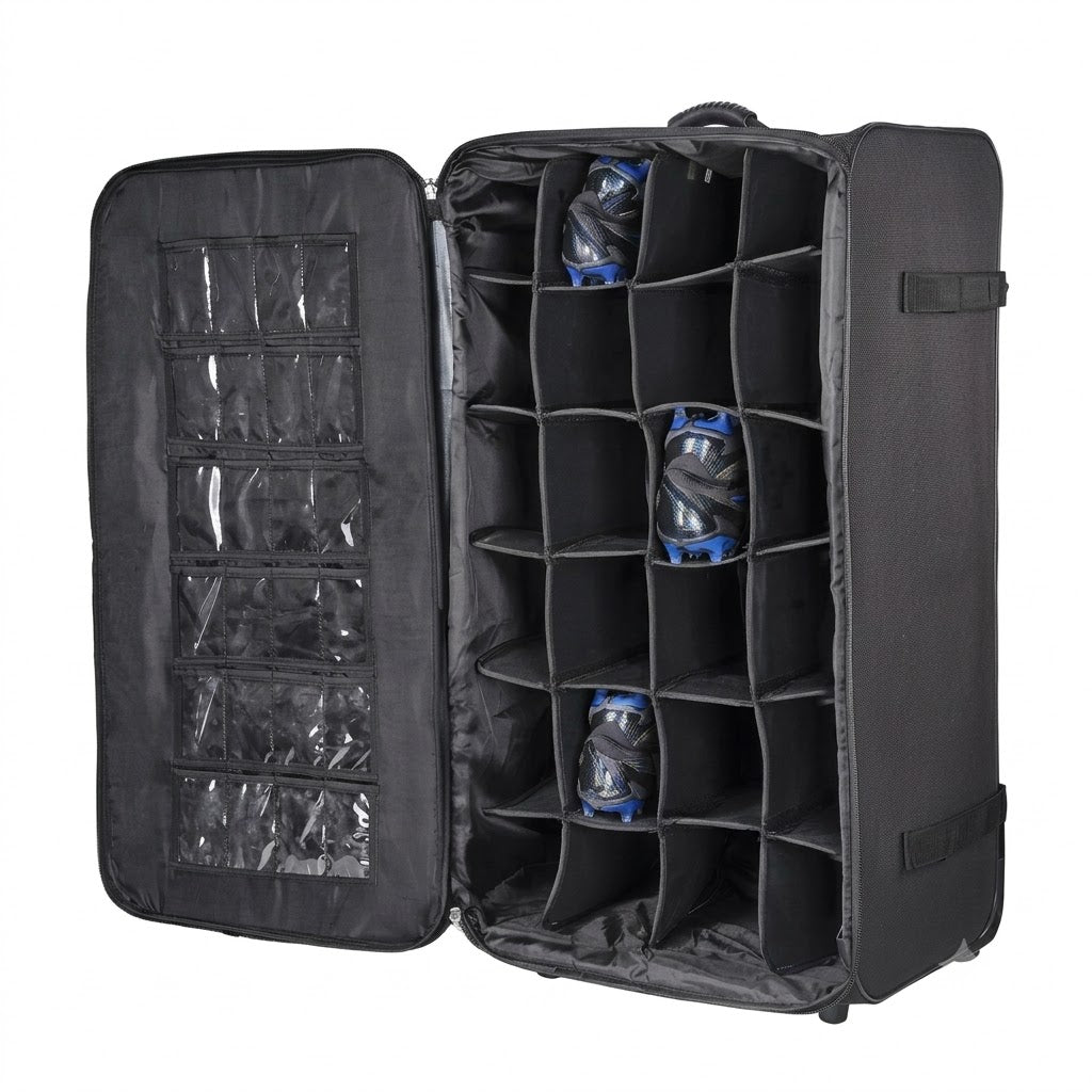 Pro Boot Case – Protective Football Boot Bag (Holds 24 pairs)