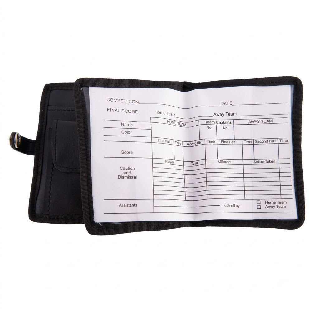Deluxe Referee Wallet – Complete Matchday Set with Blue Card