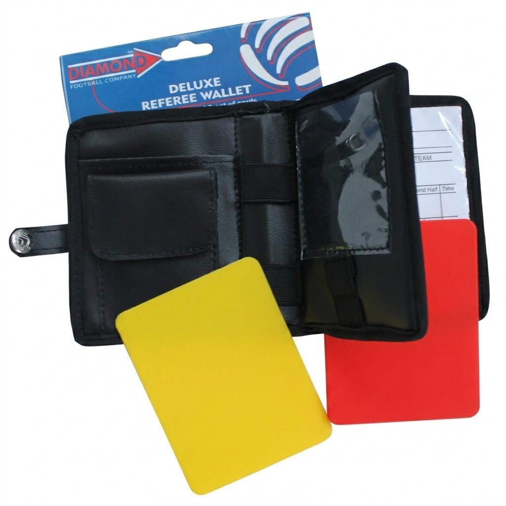 Deluxe Referee Wallet – Complete Matchday Set with Blue Card