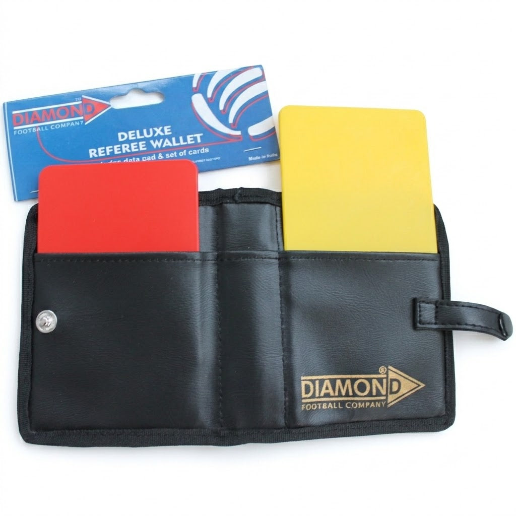 Deluxe Referee Wallet – Complete Matchday Set with Blue Card