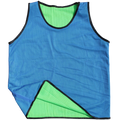 Blue/Green Reversible Mesh Football Training Bibs – Pack of 10 (S/M/L)