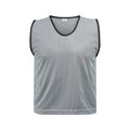 Silver Mesh Football Training Bibs – Pack of 10 (XS/S/M/L/XL)