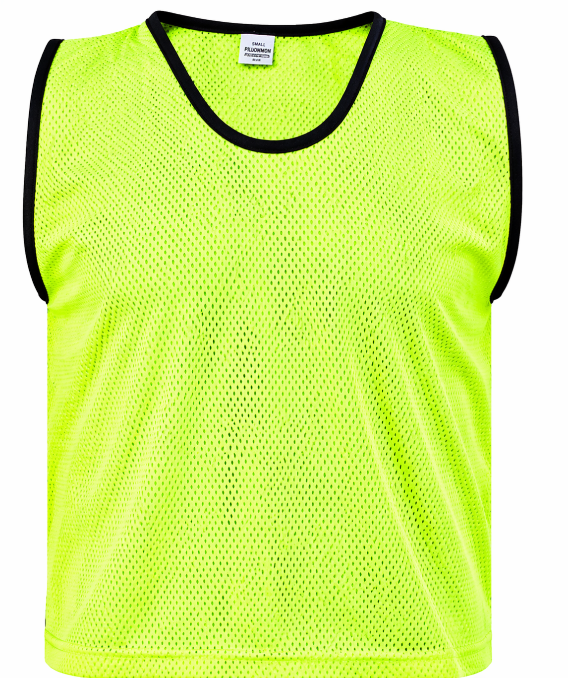 Yellow Mesh Football Training Bibs – Pack of 10 (XS/S/M/L/XL)